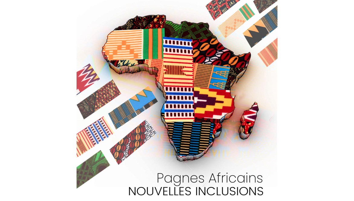 Retour aux origines / Inclusions de tissus pagne africain 